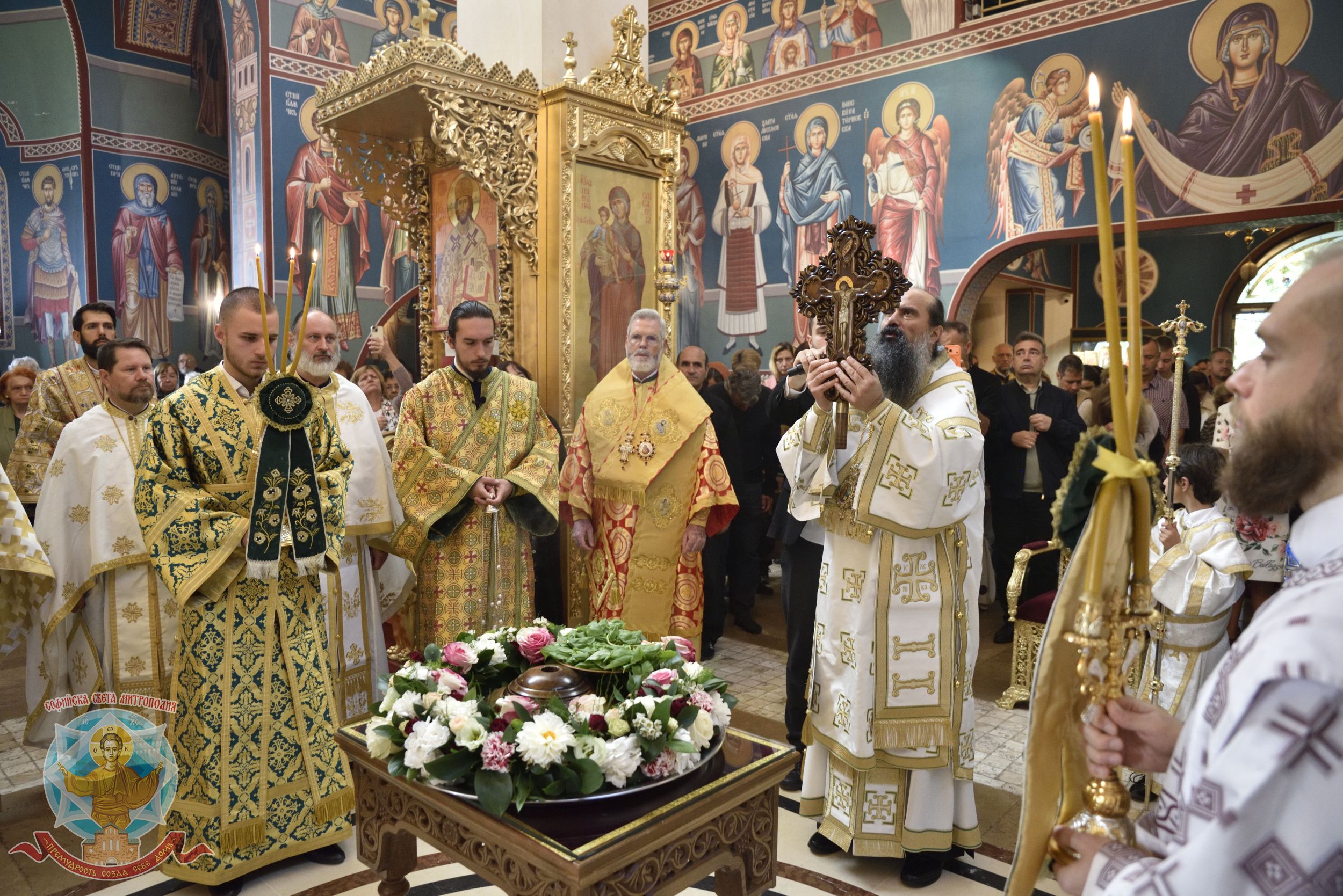 Патриаршеска литургия за Кръстовден в столичния храм „Въздвижение на Светия Кръст Господен“